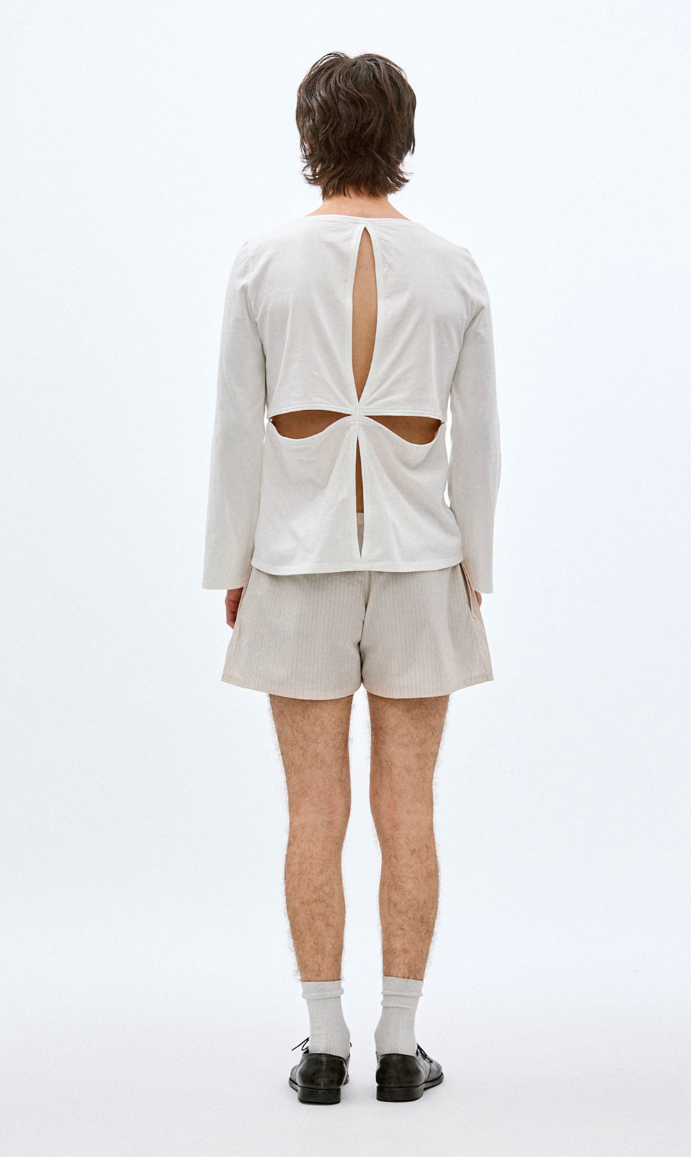 SLIT TEE LONG SLEEVE (UNDYED)