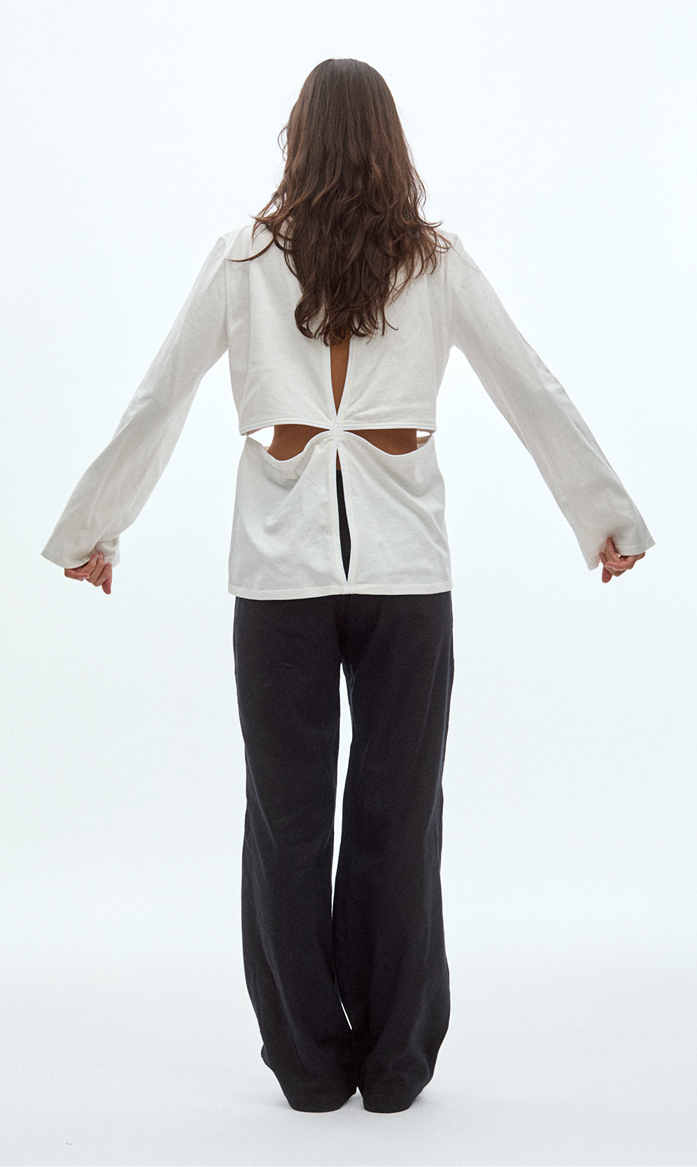 SLIT TEE LONG SLEEVE (UNDYED)