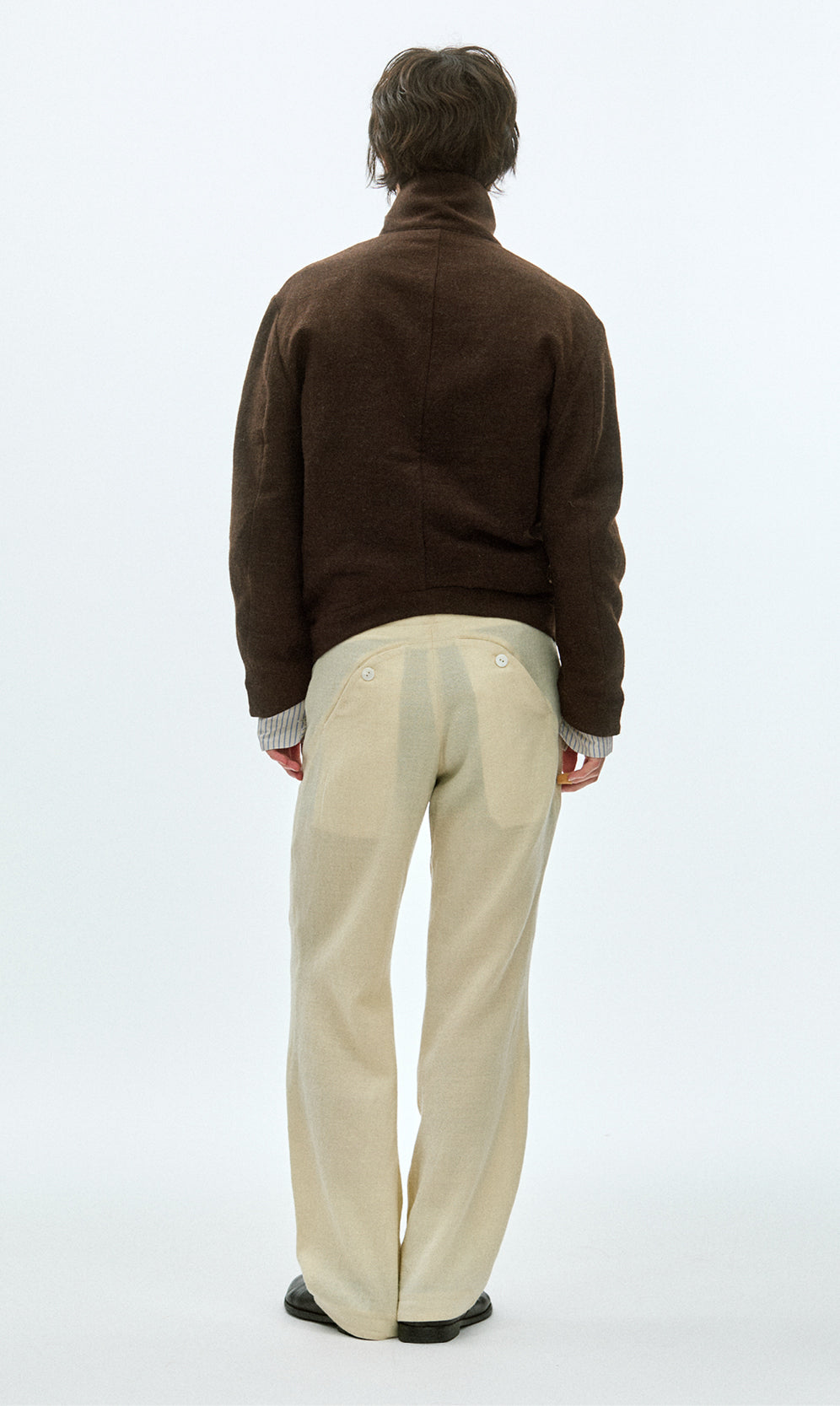 CURVED TROUSERS (UNDYED)